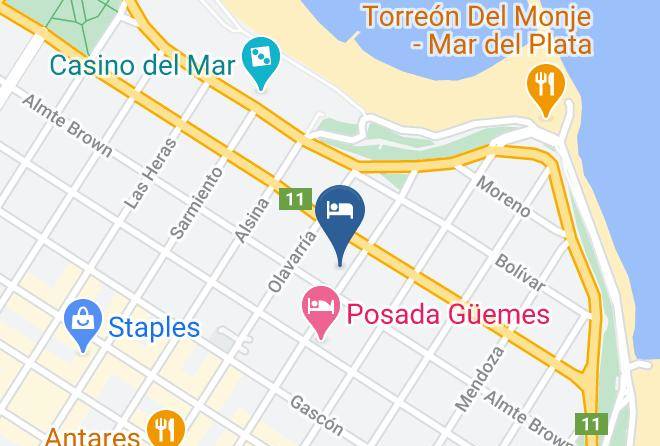 General Pueyrredon Partido - Hotel Los Fuegos Maps