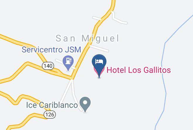 Sarapiqui - Hotel Los Gallitos Maps