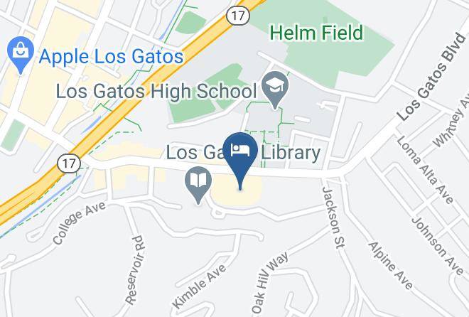 Santa Clara - Hotel Los Gatos A Greystone Hotel Maps
