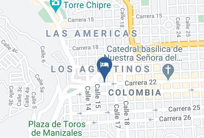 Manizales - Hotel Los Geranios Maps