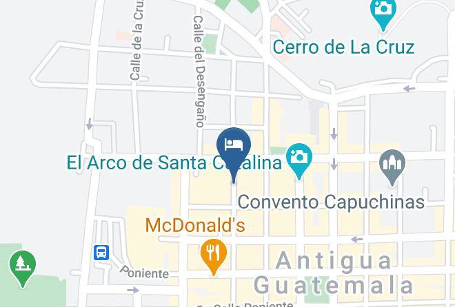 Antigua Guatemala - Hotel Los Girasoles Maps