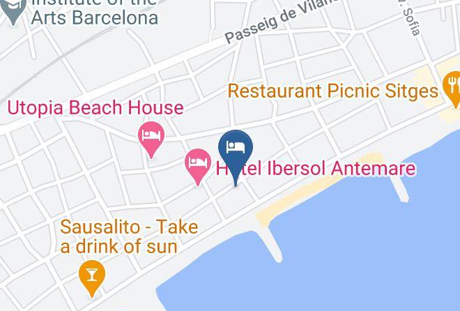Barcelona - Hotel Los Globos Maps