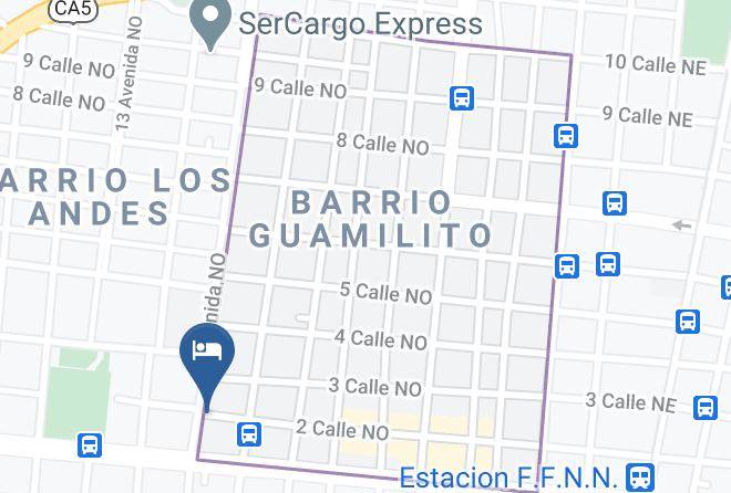 San Pedro Sula - Hotel Los Jicaros Maps