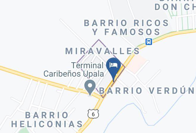 Upala - Hotel Los Krotos Maps
