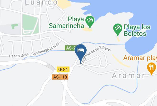 Asturias - Hotel Los Laureles Luanco 33440 Asturias Maps