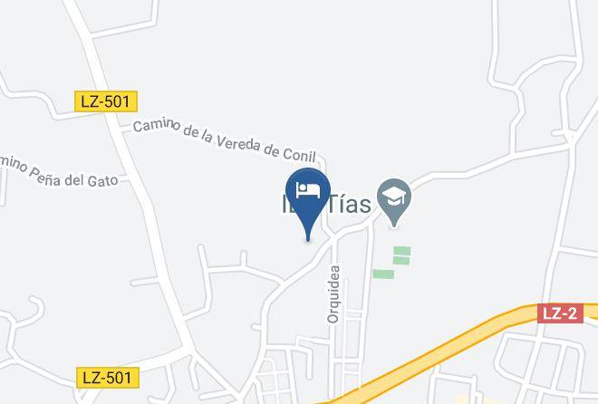 Las Palmas - Hotel Los Lirios Maps