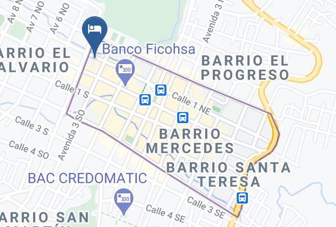 Santa Rosa Dean - Hotel Los Llanos Maps