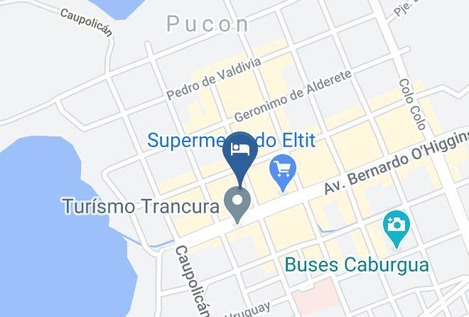 Cautin Province - Hotel Los Maitenes Maps