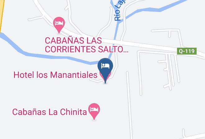 Puente Salto Del Laja - Hotel Los Manantiales Maps