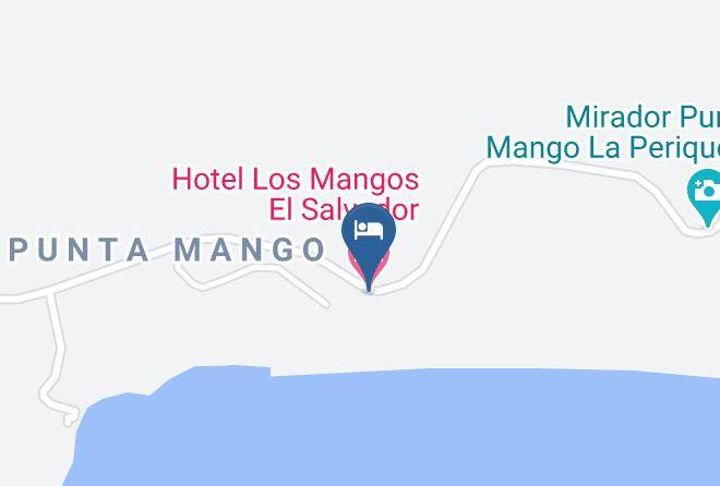 Jucuaran - Hotel Los Mangos El Salvador Maps