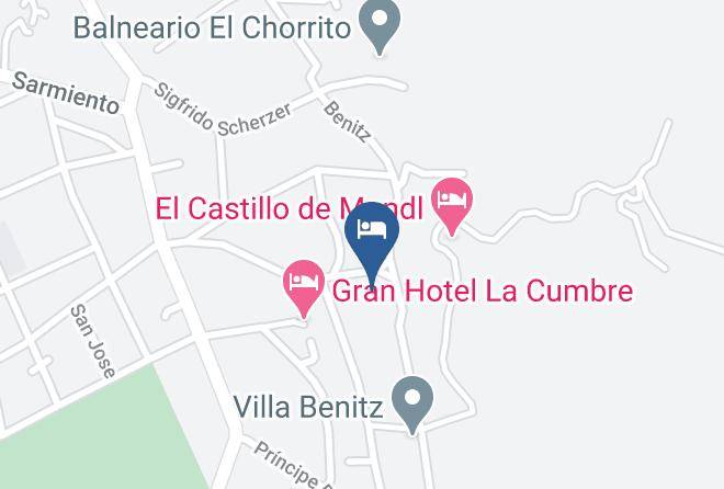 Punilla Department - Hotel Los Mimbres Maps