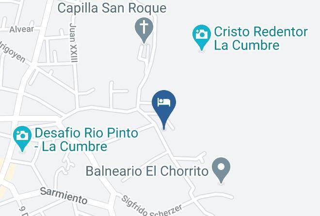 Punilla Department - Hotel Los Montes Maps