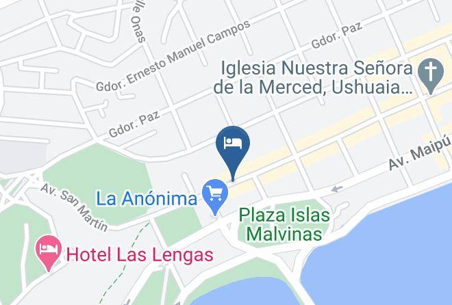 Ushuaia - Hotel Los Naranjos Maps