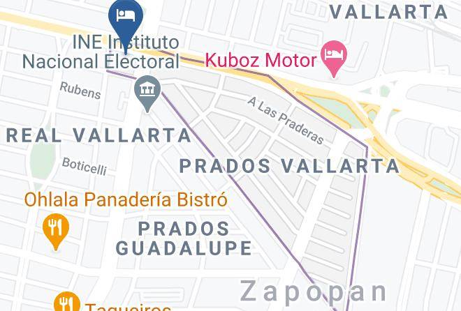Zapopan - Hotel Los Nicolases Maps