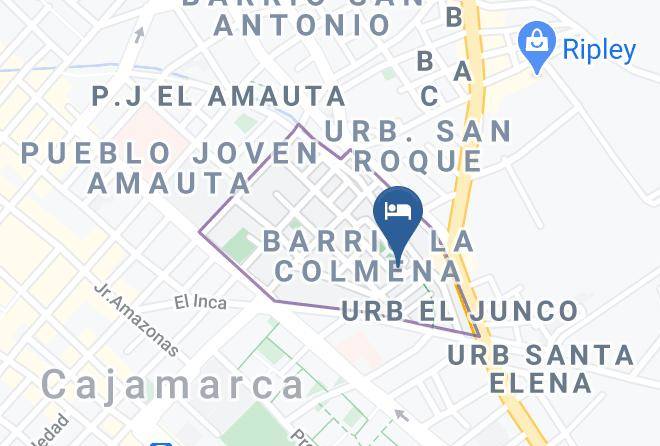 Cajamarca - Hotel Los Nogales Maps