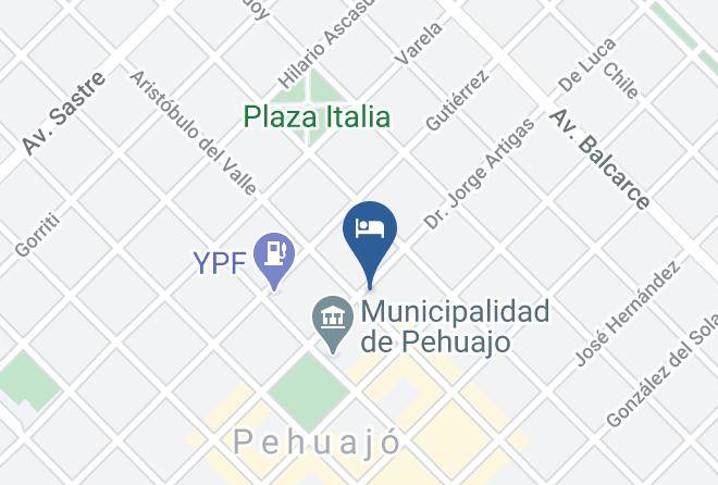 Pehuajo - Hotel Los Nogales Maps