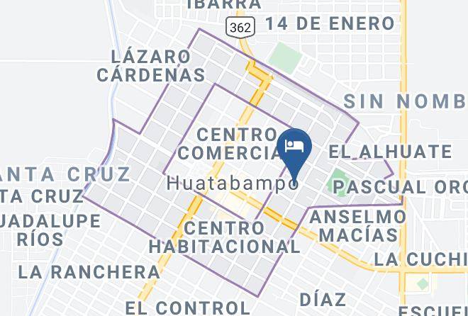 Hotel Los Olivos Map