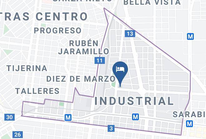 Monterrey - Hotel Los Olivos Maps