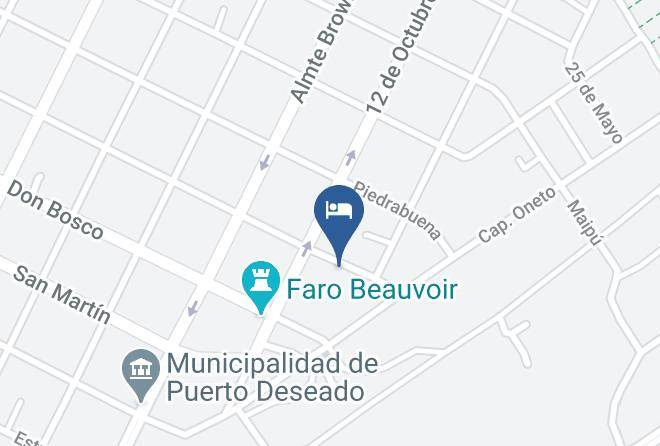 Deseado - Hotel Los Olmos Maps