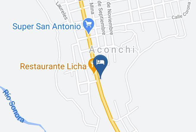 Aconchi Municipality - Hotel Los Paredones Maps