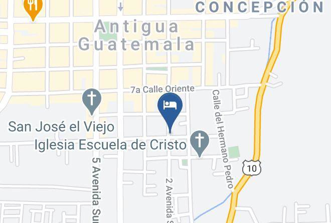 Antigua Guatemala - Hotel Los Pasos Maps
