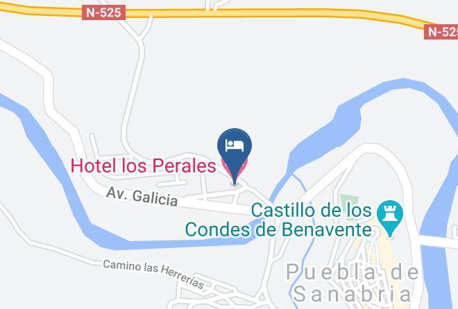 Zamora - Hotel Los Perales Maps