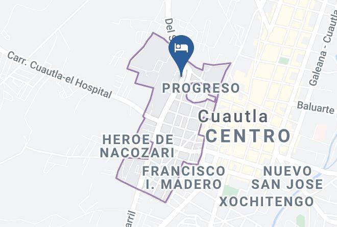 Cuautla - Hotel Los Pericos Maps
