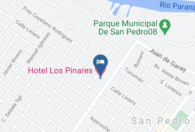 San Pedro - Hotel Los Pinares Maps
