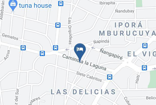 Maldonado - Hotel Los Pinos Maps