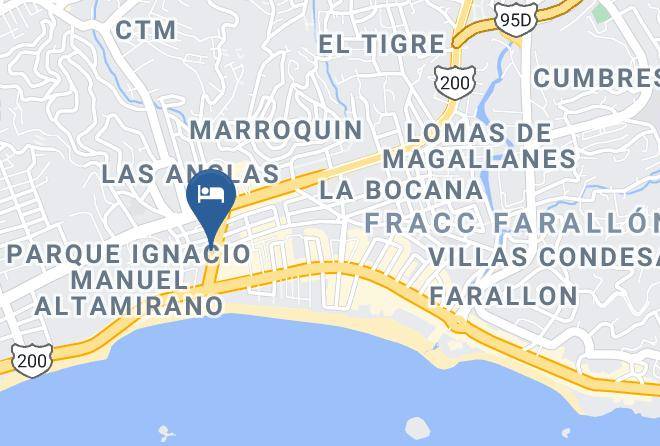 Acapulco De Juarez - Hotel Los Portales Acapulco Maps