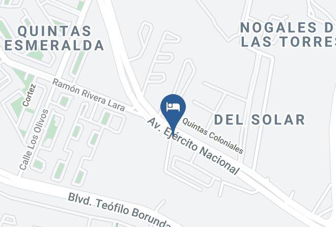 Juarez - Hotel Los Portales Maps