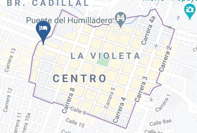 Popayan - Hotel Los Portales Maps