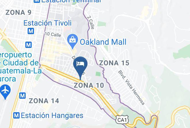 Guatemala - Hotel Los Proceres Maps
