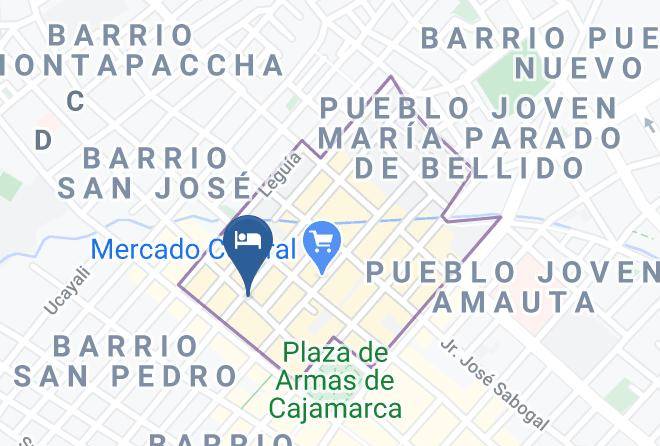 Cajamarca - Hotel Los Reyes Maps