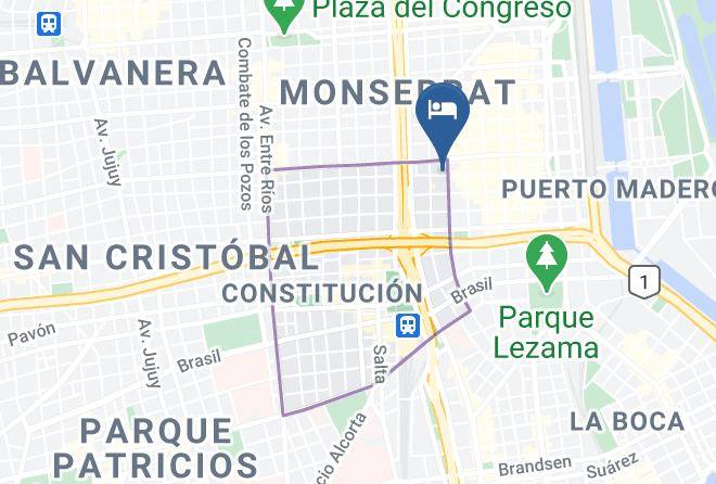 Buenos Aires - Hotel Los Robles Maps