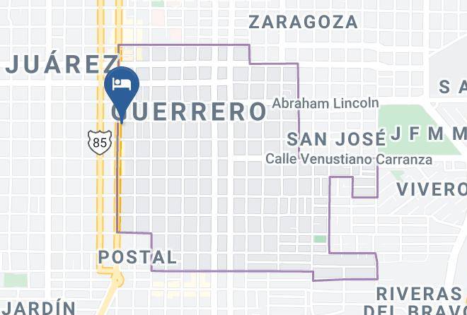 Nuevo Laredo - Hotel Los Robles Maps