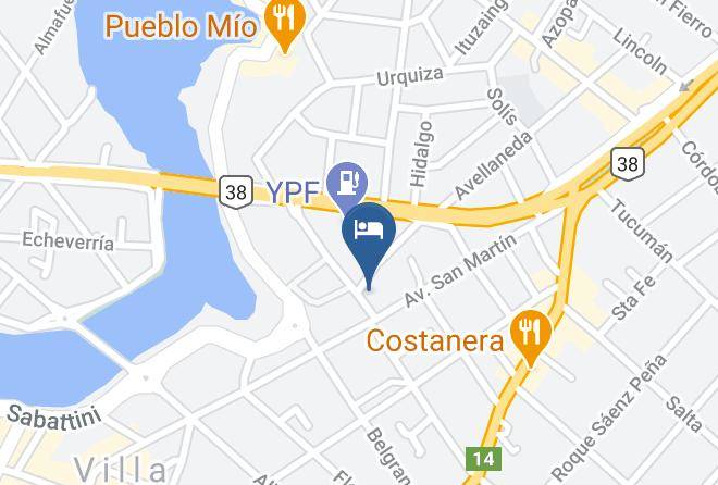 Santa Maria Department - Hotel Los Sauces Maps