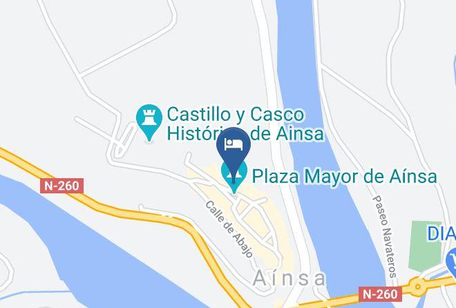 Huesca - Hotel Los Siete Reyes Maps