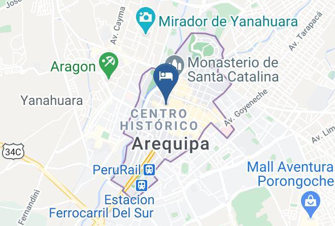 Arequipa - Hotel Los Tambos Maps