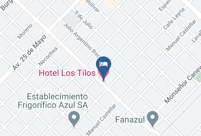 Azul - Hotel Los Tilos Maps