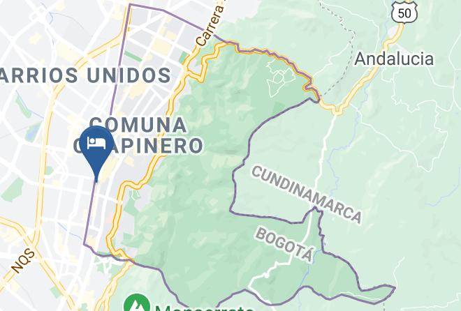 Hotel Los Tres Pinos Map