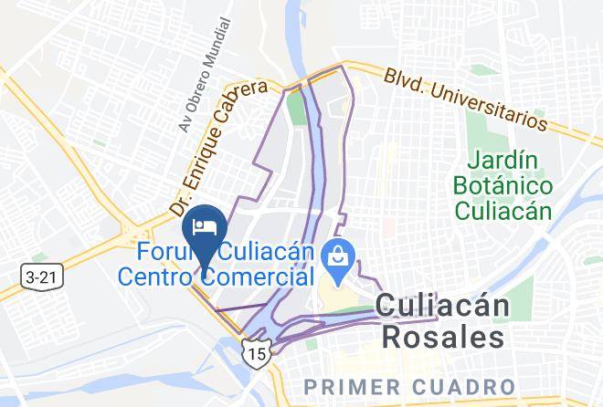 Culiacan - Hotel Los Tres Rios Maps