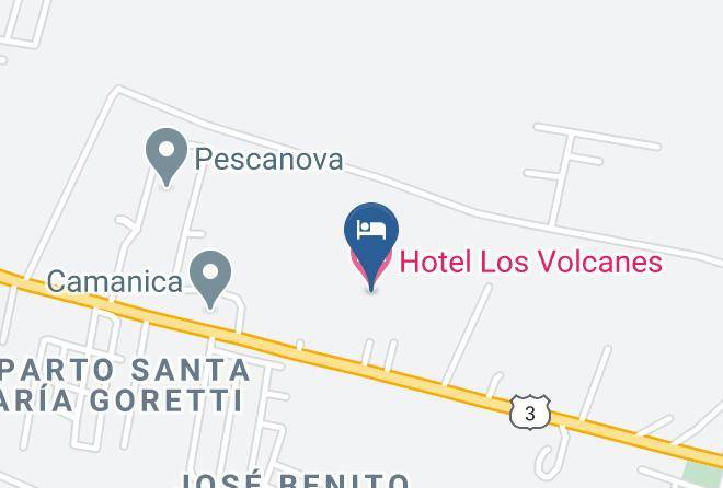 Chinandega - Hotel Los Volcanes Maps