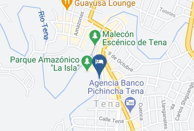 Tena - Hotel Los Yutzos Maps