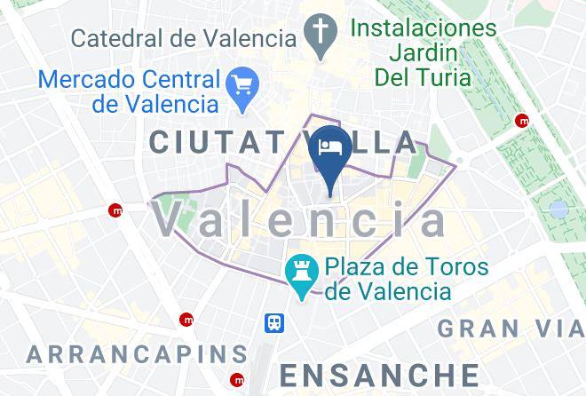 Valencia - Hotel Lotelito Valencia Maps
