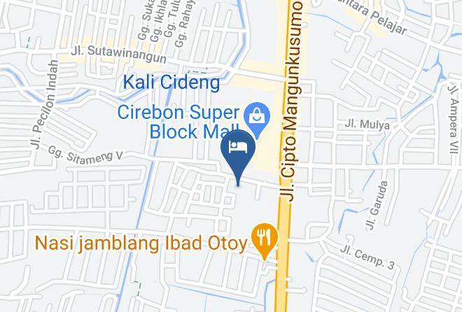 Cirebon Regency - Hotel Lotus Cirebon Maps