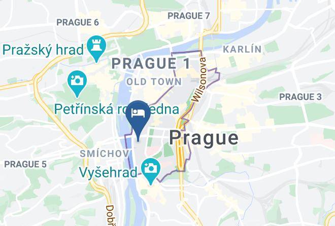 Prague - Hotel Loucky Maps