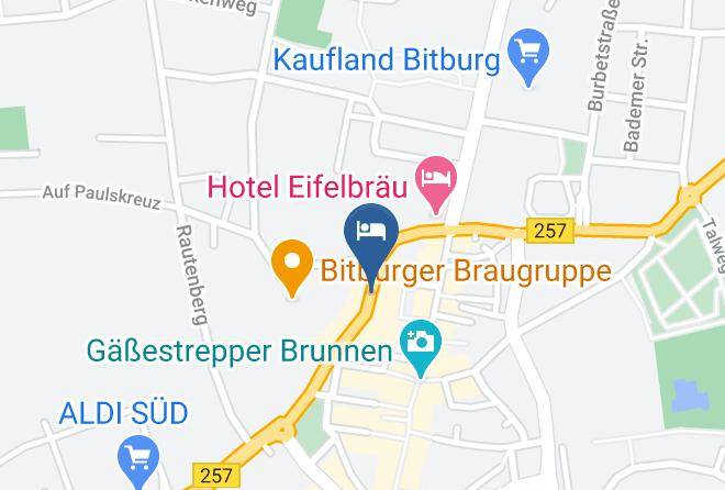 Bitburg Prum - Hotel Zum Romerwall Maps