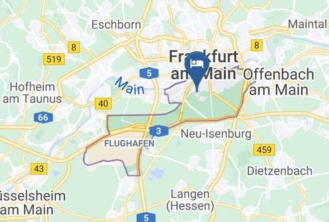 Frankfurt Am Main - Hotel Louisa Betriebsgesellschaft Mbh Maps