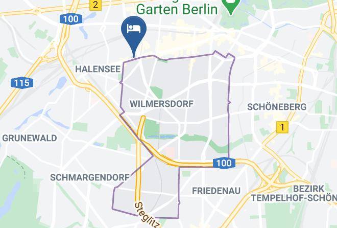 Stadt Berlin - Hotel Louisa's Place Berlin Maps